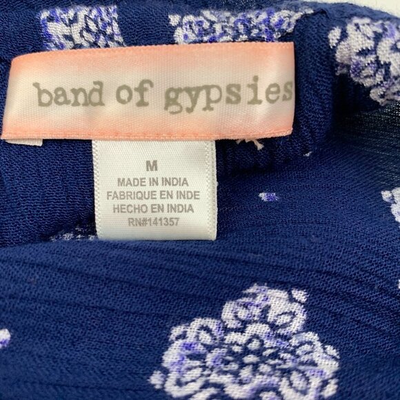 Band of Gypsies Boho/Hippie/Festival Tunic/Dress With Embroidery Juniors Size M - Picture 6 of 7